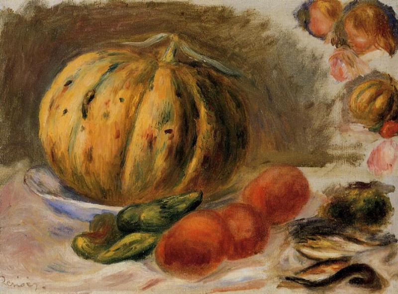 Melon and tomatos 1903